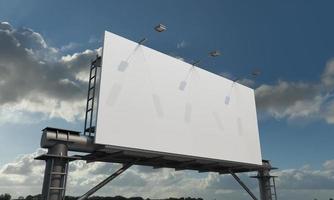 billboard teken 3d teruggegeven illustratie foto