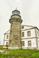 de vuurtoren Bij de porto Doen lagune, Portugal foto