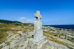de kruis Aan de eiland van Sicilië foto