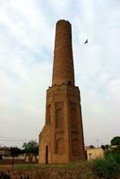 erbil minaret in Koerdistan, een van de oudste minaretten in de wereld foto