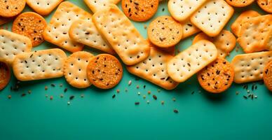 ai gegenereerd koekjes met suikerglazuur en chocola - ai gegenereerd beeld foto