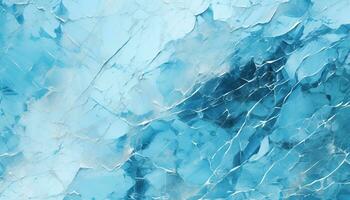 ai gegenereerd versheid van winter weerspiegeld in transparant ijs kristal patronen gegenereerd door ai foto