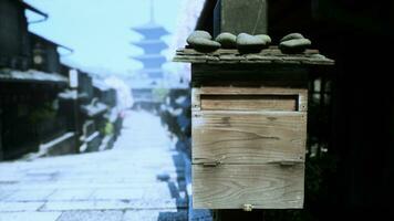 de leeg Japan voorbeeld gebouwen foto