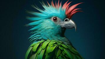 ai gegenereerd quetzal natura dier behang achtergrond foto