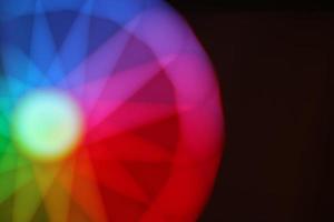 regenboog wiel van licht foto