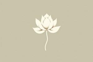 ai gegenereerd Boeddhisme bloemen ontwerp blad schoonheid decoratief oosters ornament lotus illustratie zen foto