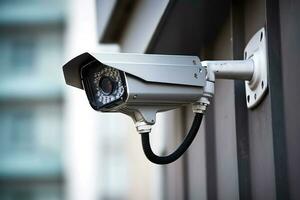 ai gegenereerd cctv kijk maar toezicht houden systeem bewaker privaat controle beveiligen spion video elektronisch beschermen foto