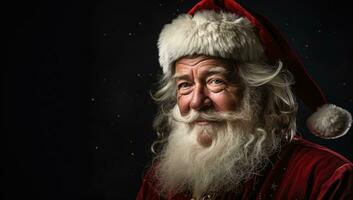 ai gegenereerd vooravond rood seizoensgebonden mannen persoon volwassen december jaar Kerstmis claus kostuum mannetje feestelijk foto