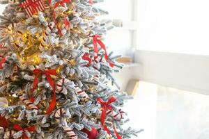 Kerstmis boom decoraties voor de jaar foto