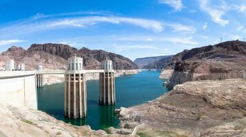 reservoir van de hoover dam in Nevada foto