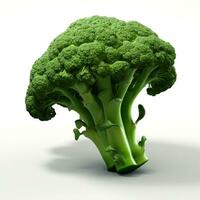 ai gegenereerd foto van vers groen broccoli groente.