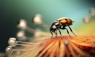 ai gegenereerd vrijheid macro fotografie. ai gegenereerd foto