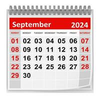 kalender - september 2024 foto