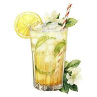 ai gegenereerd waterverf jack fruit room Frisdrank, Japans Frisdrank. ai gegenereerd foto