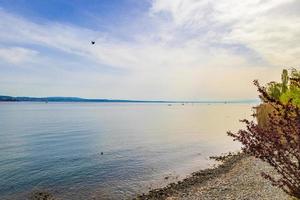 Bodenmeer of Bodensee, thurgau, zwitserland foto