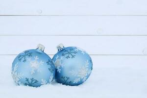 mooi Kerstmis achtergrond, ballen en schitteren, geweldig decoratie foto