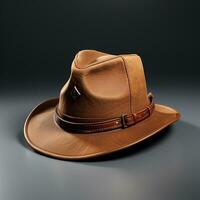 ai gegenereerd 3d model- sombrero hoed foto