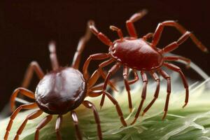 ai gegenereerd Kruis aan insecten macro schot. genereren ai foto