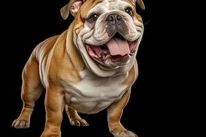 ai gegenereerd bulldog realistisch illustratie foto