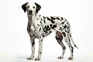 ai gegenereerd schattig dalmatiër clip art foto