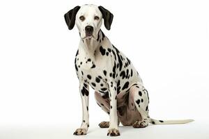 ai gegenereerd schattig dalmatiër clip art foto