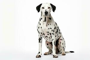 ai gegenereerd schattig dalmatiër clip art foto