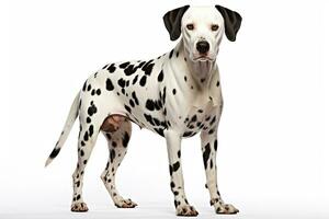 ai gegenereerd schattig dalmatiër clip art foto