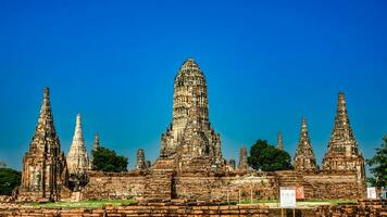 ayutthaya, een wereld erfgoed stad van Thailand foto