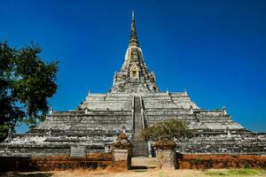 ayutthaya, een wereld erfgoed stad van Thailand foto