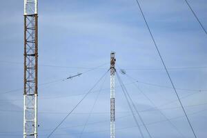 antenne platformen voor transmissie van radio golven foto