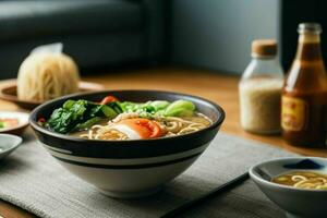 ai gegenereerd ramen. pro foto