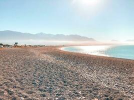 Kaikoura strand nieuw Zeeland foto