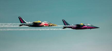 Oostenrijk lucht kracht luchtshow vorming vlucht foto