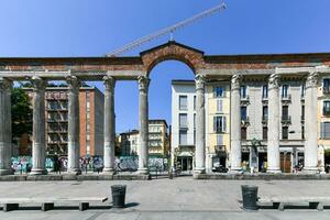 colonne di san lorenzo - Milaan, Italië foto