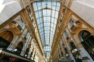 galleria vittorio emanuele ii - milaan, italië foto