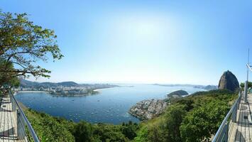 panoramisch antenne visie van de stad van Rio de Janeiro Brazilië foto