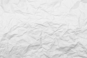 wit papier structuur achtergrond. verfrommeld wit papier abstract vorm achtergrond met ruimte papier recycle voor tekst foto