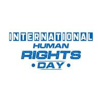 Internationale menselijk rechten dag evenement t overhemd ontwerp voor kleding. Bill van rechten dag. foto