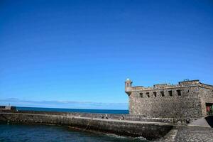 de kasteel van de haven van Galicië foto