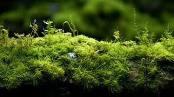 ai gegenereerd flora mos toendra landschap foto