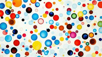 ai gegenereerd ontwerp modern dots achtergrond foto