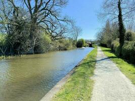 een visie van de shropshire unie kanaal Bij heksenkerk foto