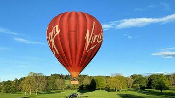 oswestry in de uk Aan 18 mei 2021. een visie van een ballon in vlucht foto