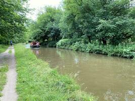 een visie van de shropshire unie kanaal in de buurt ellesmere foto