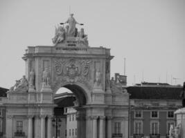 de stad van Lissabon in Portugal foto