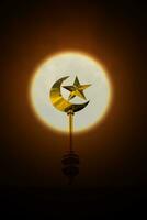 Islamitisch gouden symbool foto
