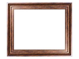houten frame geïsoleerd. foto