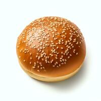 ai gegenereerd Hamburger bun echt foto fotorealistisch voorraad foto