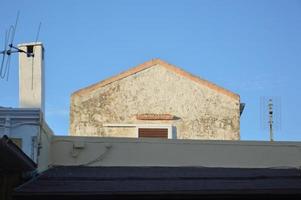 traditionele architectuur van theologos dorp op het eiland rhodos in griekenland foto