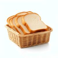 ai gegenereerd verscheidenheid van visueel aantrekkelijk vers gebakken brood manden foto